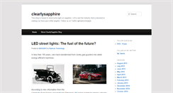 Desktop Screenshot of blog.clearlysapphire.com