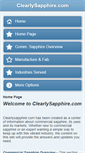 Mobile Screenshot of clearlysapphire.com