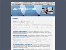Tablet Screenshot of clearlysapphire.com
